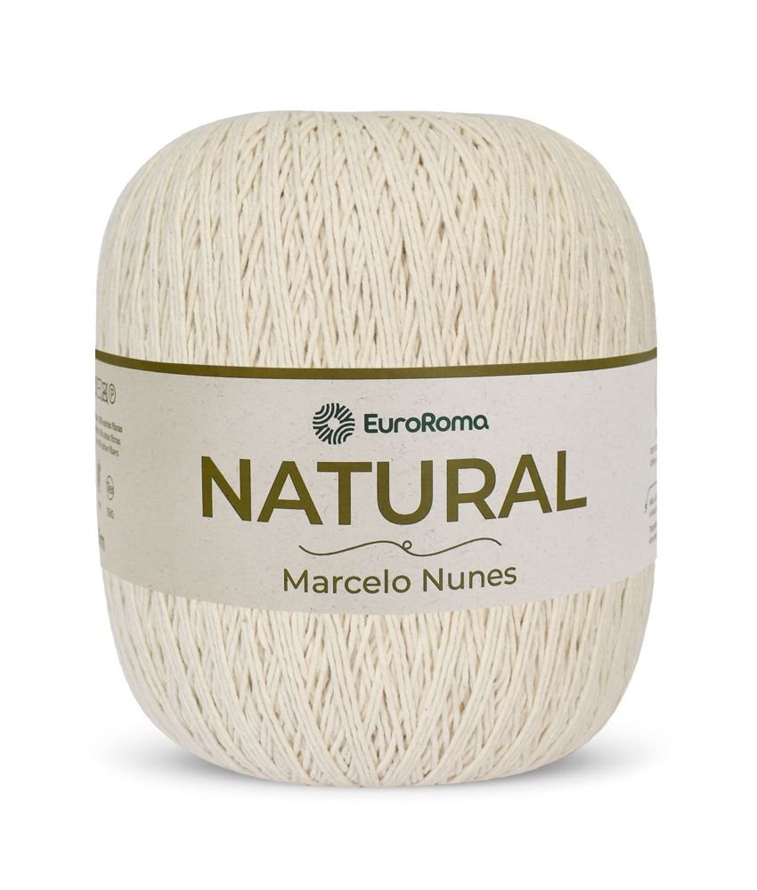 洋楽 4 Mula 1 Barbante Euroroma Natural Marcelo Nunes 700g Fio Macio Número 4 E 6