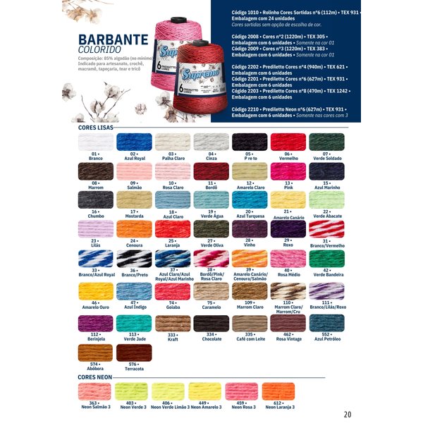 supremo barbante 600g