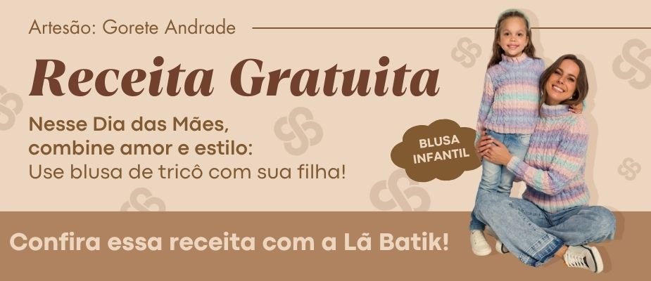 Tricô Infantil com Fio Batik: Receita Grátis Passo a Passo | Sissi Fios