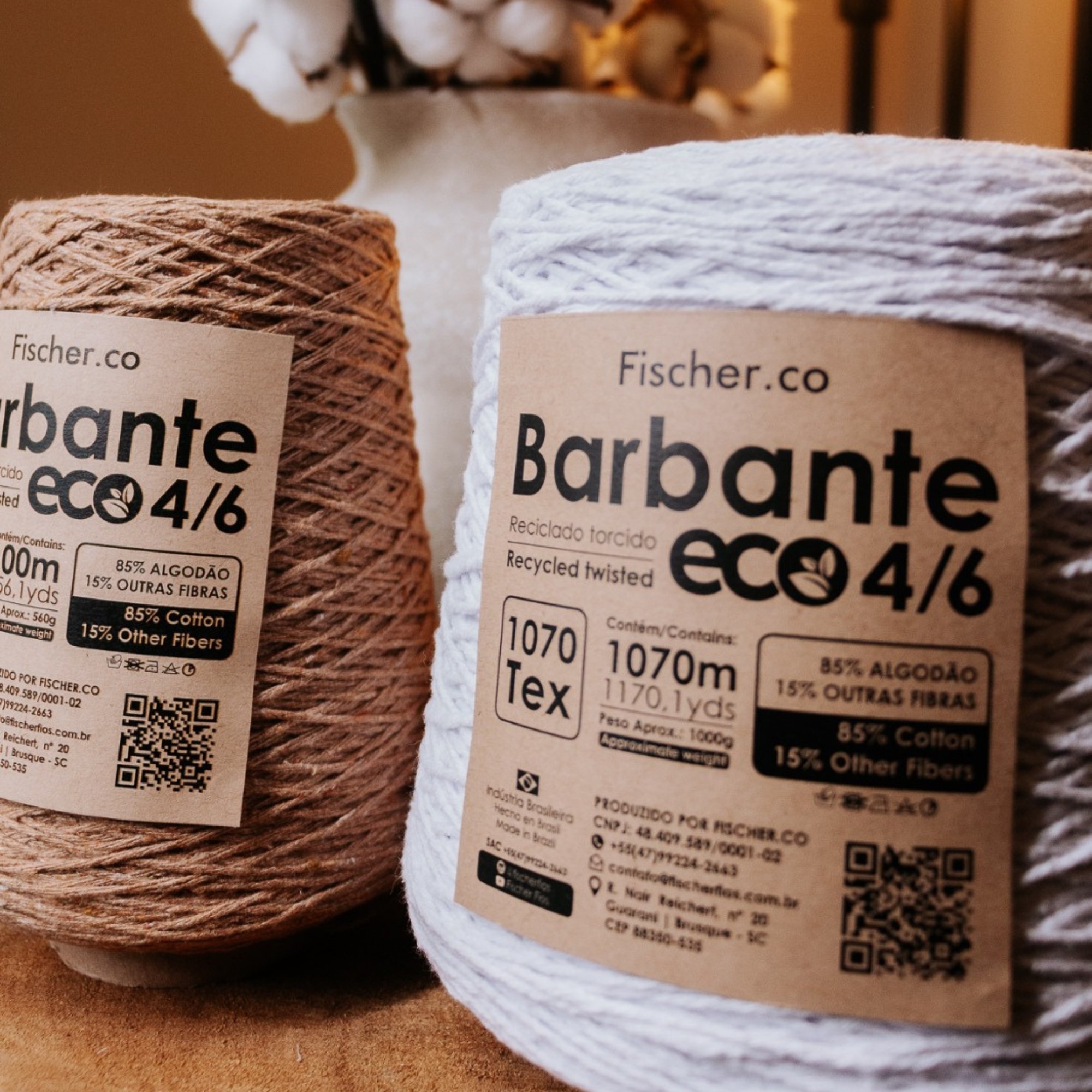 Barbante Fischer Fio 6 600m Sustentável | Sissi Fios