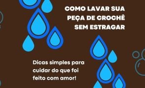capa como lavar sua peca de croche