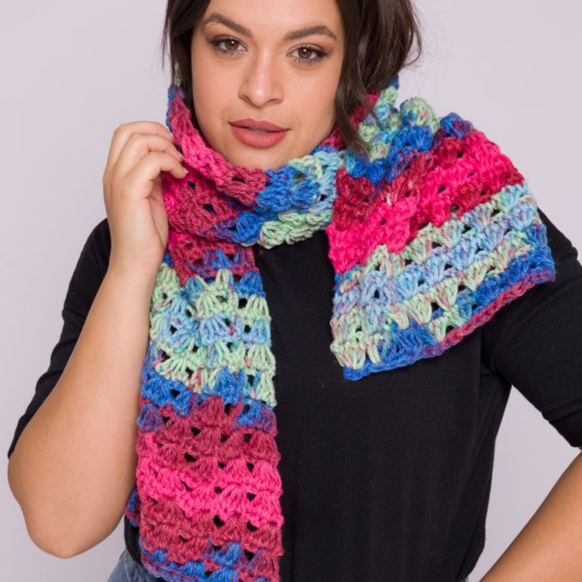 gain tip Design Shaggy Rude Knit Mサイズ Lã Magic Pull com 306m e 25 Cores Vibrantes | Sissi Fios