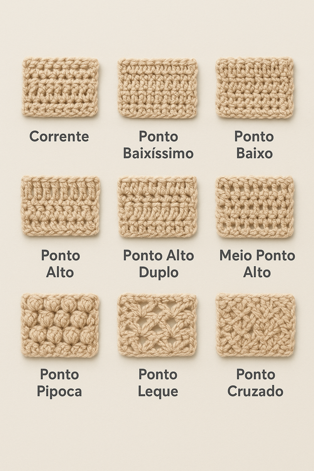 padroes de ponto de croche