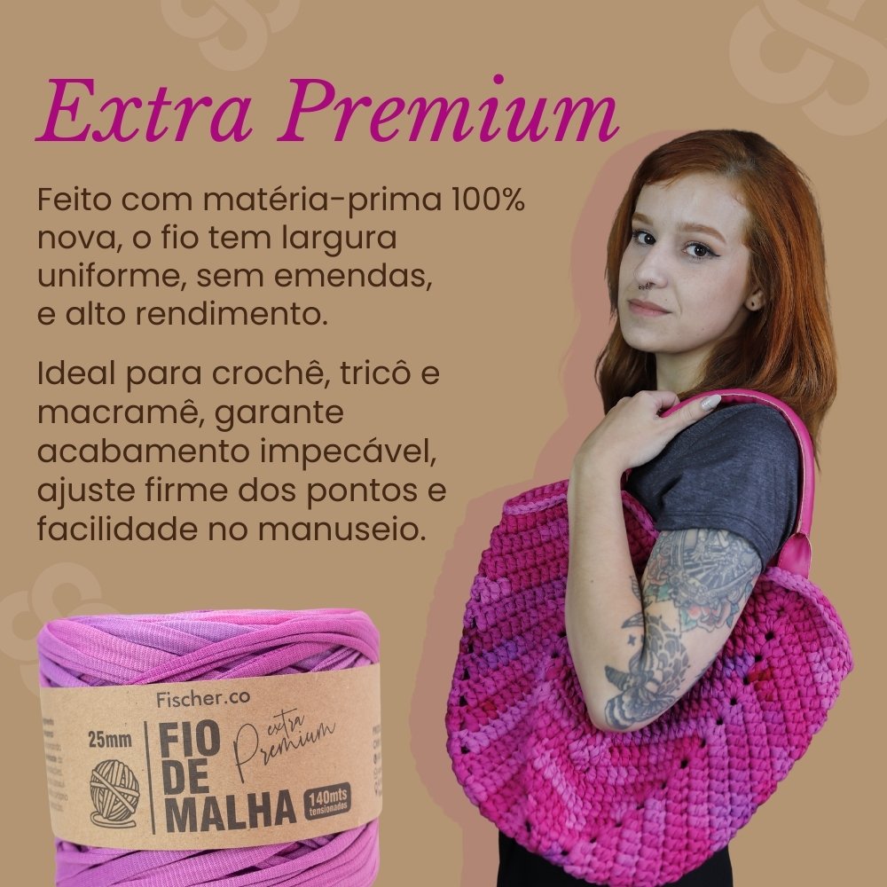 imagem 2 fio de malha 25mm refinatto e noble