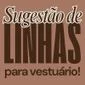 capa sugestao de linhas para vestuario capa sugestao de linhas para vestuario