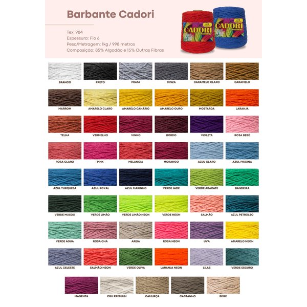 cadori 1kg fio 6