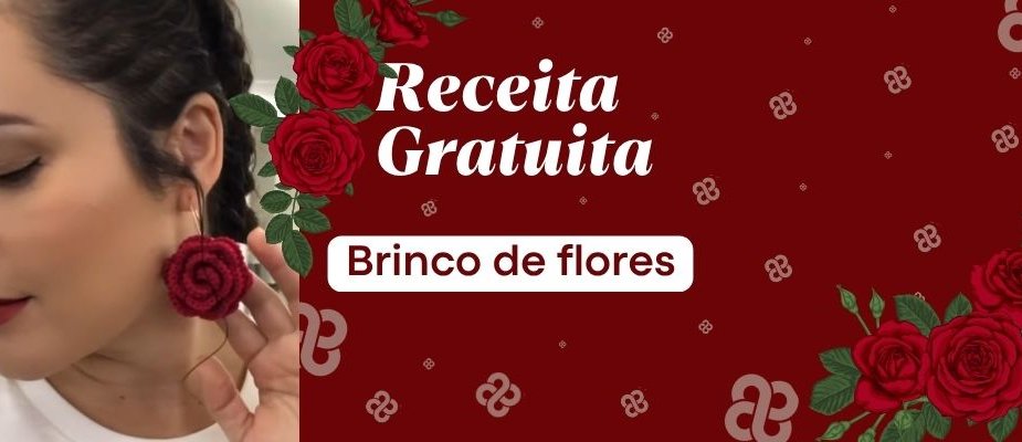 Brinco De Flores Com Fio Verano Fácil | Sissi Fios Brinco De Flores Com Fio Verano Fácil | Sissi Fios