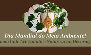 capa croche e plantas