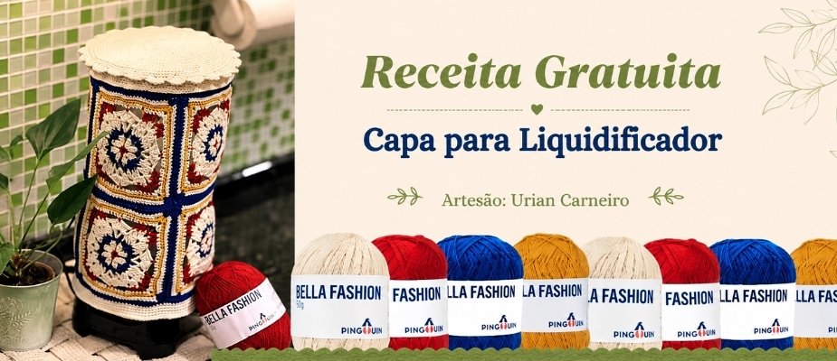 Capa para Liquidificador de Crochê | Sissi Fios